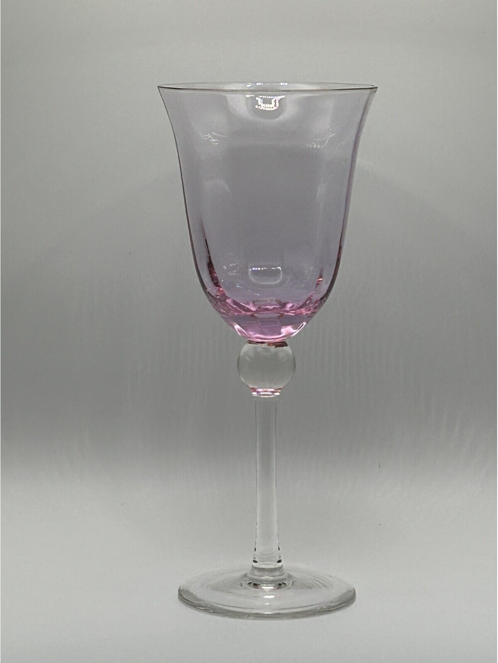 Vintage Royal Albert Old Country Roses Formal Pink /Lavender Water Goblet 02’